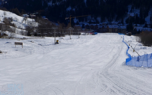 pista da sci facile