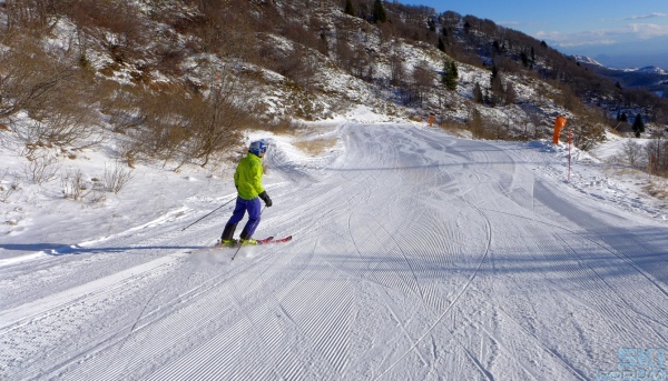 inzio pista rossa Salomon