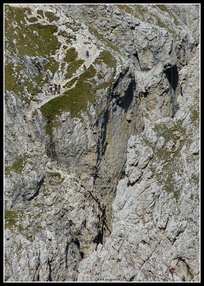 Foto ferrata Brigata Tridentina