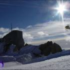 Elicottero in Marmolada