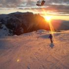 foto tramonto in dolomiti