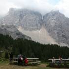 Panorama dalla terrazza del Rifugio Fiume