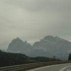 La Tofana di Rozes e le Tofane. Assenza di neve.