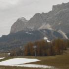 Prima neve artificiale a Cortina d'Ampezzo