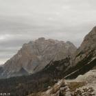 Conturines arancione e senza un filo di neve