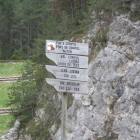 Ponte Compol in Val Cimoliana, Il punto di partenza della escursione. Ponte Compol in Val Cimoliana, Il punto di partenza della escursione.