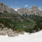 foto dolomiti neve estate