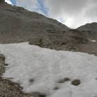 Lingua di neve sotto il Monte Casale