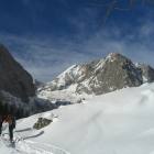 val ombreta con sullo sfondo sasso vernale e ombreta val ombreta con sullo sfondo sasso vernale e ombreta