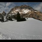 foto panoramica delle Dolomiti