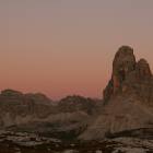 tramonto in dolomiti