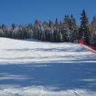 Neve da sogno sulla pista Azzurra