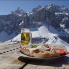 foto dolomiti panino birra