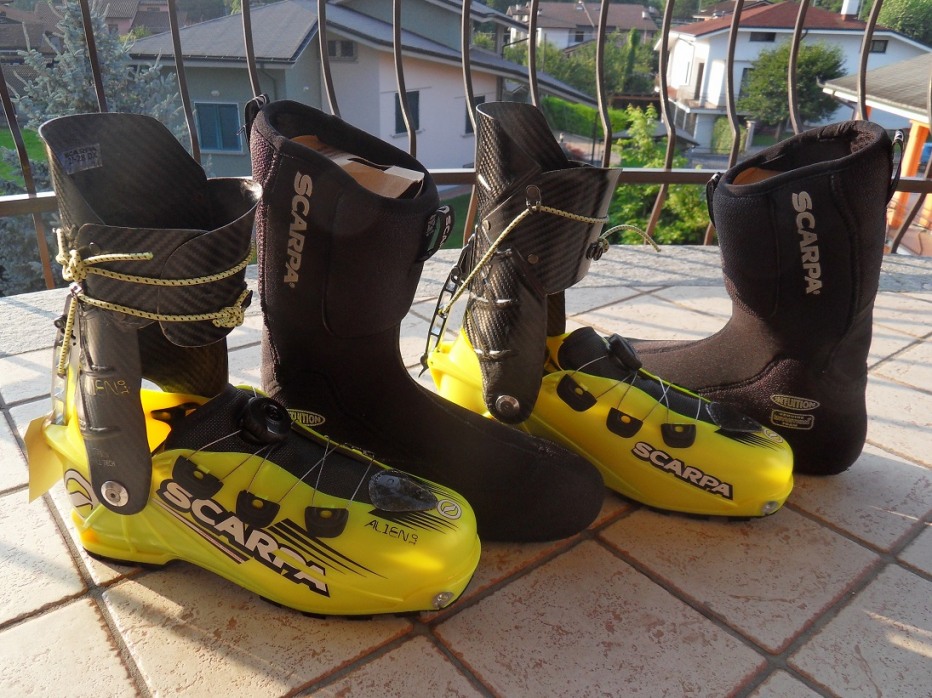 VENDO Scarpone ski alp SCARPA ALIEN 1.0 Carbon mis 27 PARI al NUOVO SkiForum Sci turismo sport e passione