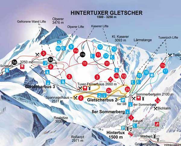 skimap Hintertux