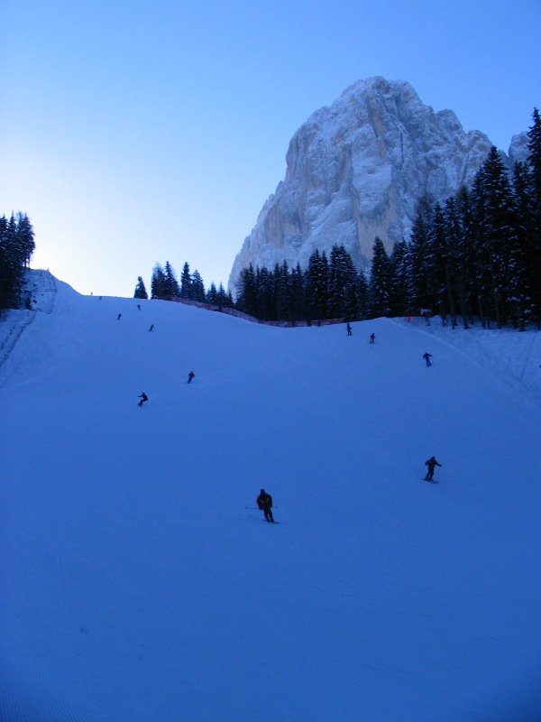 Foto pista da sci in Dolomiti