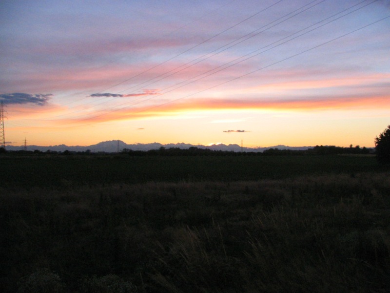 immagine tramonto