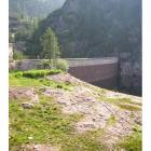 Particolare della diga del Lago Marcio