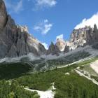 Il sentiero che porta al Rifugio Giussani