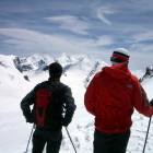 Ammirando il gruppo del Rosa