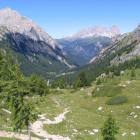 Colac e Sassolungo dall'alta Val Contrin Colac e Sassolungo dall'alta Val Contrin