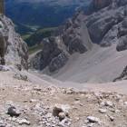 Il mitico ghiaione del Cirelle che bisogna scendere Il mitico ghiaione del Cirelle che bisogna scendere