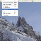 Selezionare "crop selection"