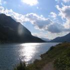 Il lago della Diga di Fedaia Il lago della Diga di Fedaia