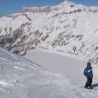 Diga di Fedaia - versione invernale dalla Marmolada Diga di Fedaia - versione invernale dalla Marmolada
