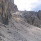 Il Pas d'Antermoa visto dal Rif. Passo Principe