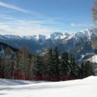 Uno dei vari spettacolari panorami che si possono godere dalle piste