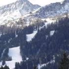 Innevamento sulle piste di Madonna di Campiglio.