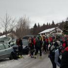 Partenza affollata da Malga di Pian Grande