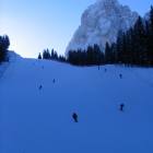 Piste da sci in Dolomiti Foto pista da sci in Dolomiti