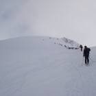 Domenica, arrivando in vetta allo Strahlhorn