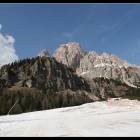 La pista Rio Gere quasi senza neve