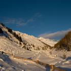 foto tramonto valle aurina