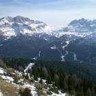 Ski area Grostè dalla funivia 5 laghi Ski area Grostè dalla funivia 5 laghi