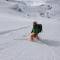 Freeride sul Sella a fine maggio.