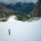 Nik85 scialpinismo Ghiacciaio del Travignolo