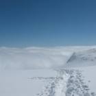 Sole splendente, ma poco sotto, nebbia...
