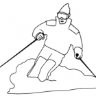 The all mountain skier png immagine
