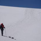 la risalita al col del Lys, breve ma faticosa