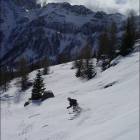 Iacopo in azione immagine fuoripista Laresei
