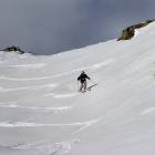 Irebec firma incrociando le sue tracce con le mie immagine freeride