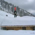 Grand Montets neve su baita