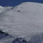 Tracce ordinate nei pressi del Passo Pordoi immagine tracce fuoripista