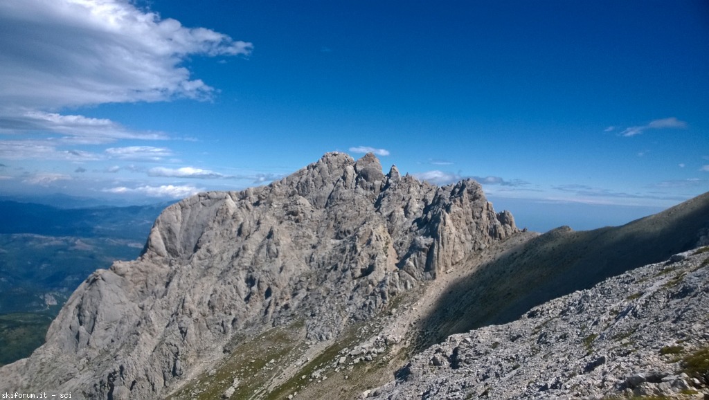 Normale alla vetta Occidentale del Corno Grande Gran Sasso (2912mt)