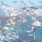 cartina mappa Pila impianti piste