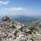 Uno dei tanti panorami dalla vetta del Monte Vettore Uno dei tanti panorami dalla vetta del Monte Vettore